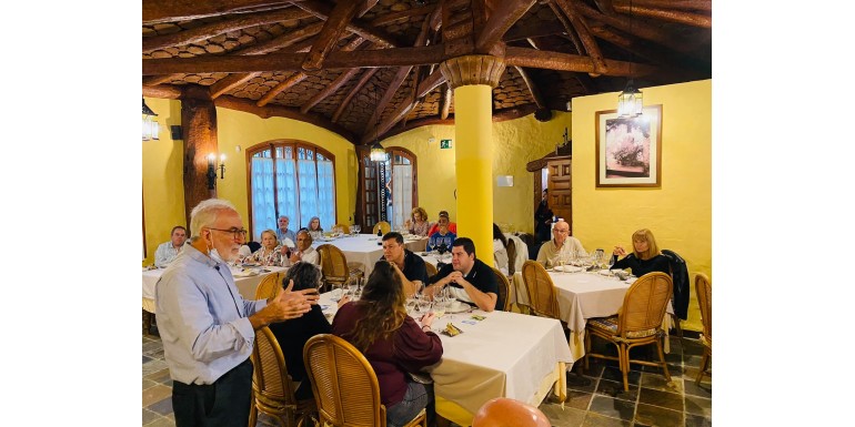 Cata de Bodega Sancha Pérez y Restaurante Venta Pinto con motivo de las Jornadas de vinos de Cádiz y gastronomía de Vejer VinaVejer 2021 